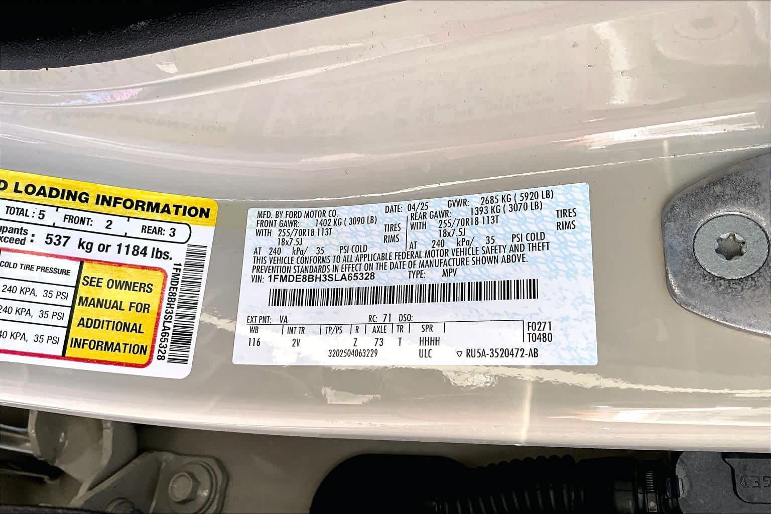 Certified 2025 Ford Bronco Outer Banks AWD/4WD image 34