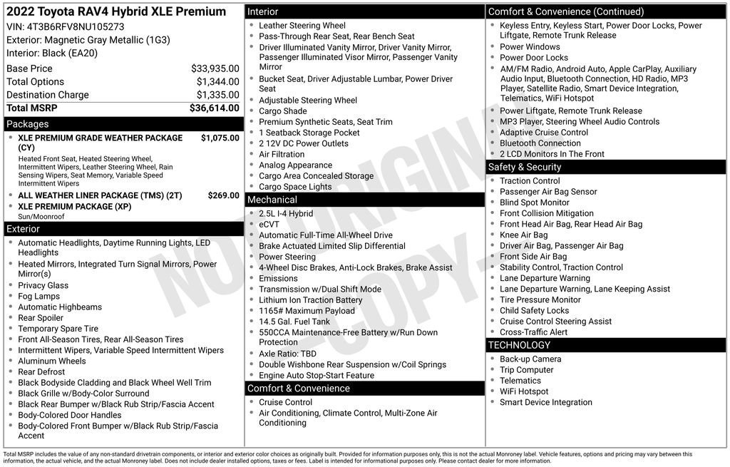 Used 2022 Toyota RAV4 XLE Premium image 33