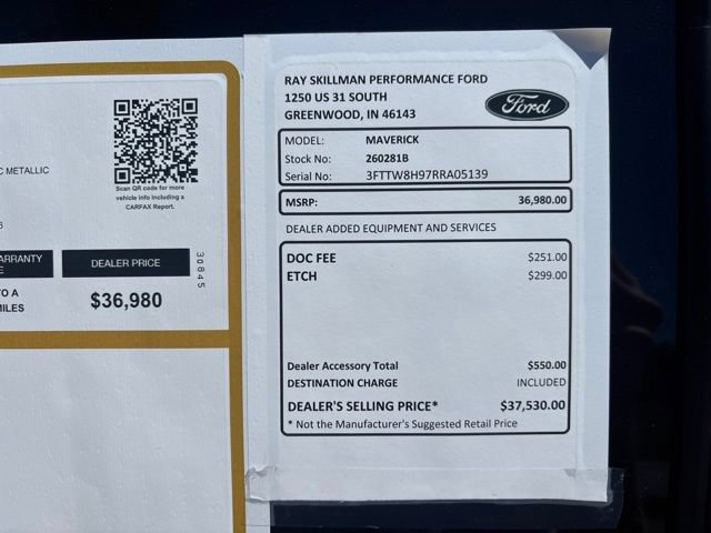 Certified 2024 Ford Maverick XLT w/ XLT Luxury Package FWD image 2