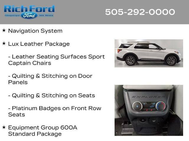 Certified 2025 Ford Explorer Platinum w/ Ultimate Package AWD/4WD image 31