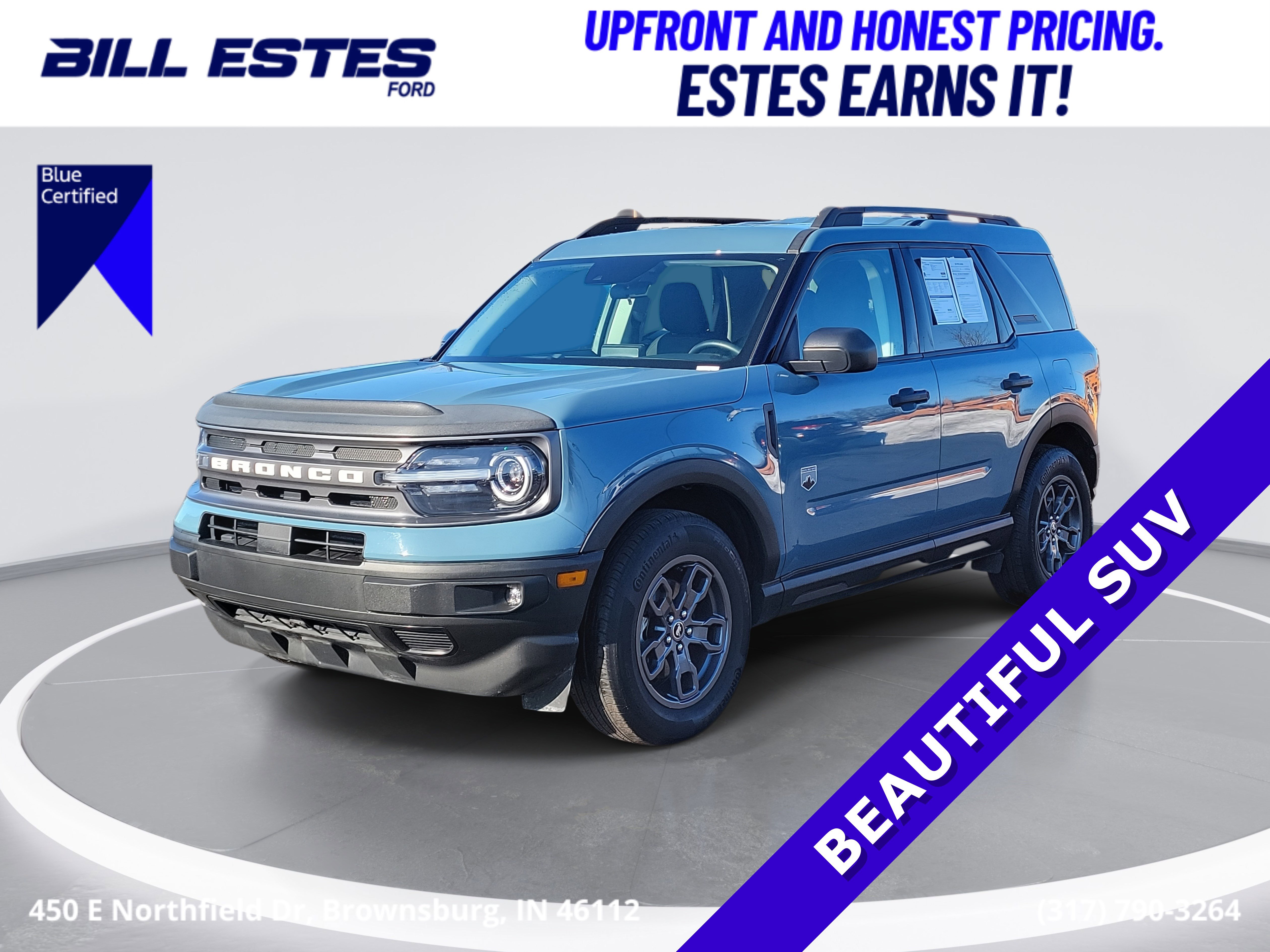 Certified 2021 Ford Bronco Sport Big Bend w/ Big Bend Package (96B)