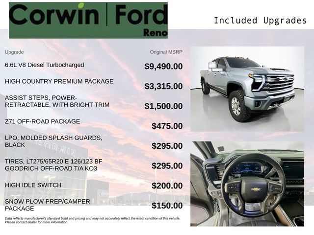 Used 2024 Chevrolet Silverado 3500 High Country w/ High Country Premium Package image 10