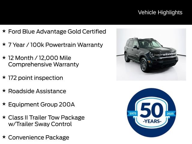 Certified 2022 Ford Bronco Sport Big Bend w/ Convenience Package AWD/4WD image 6