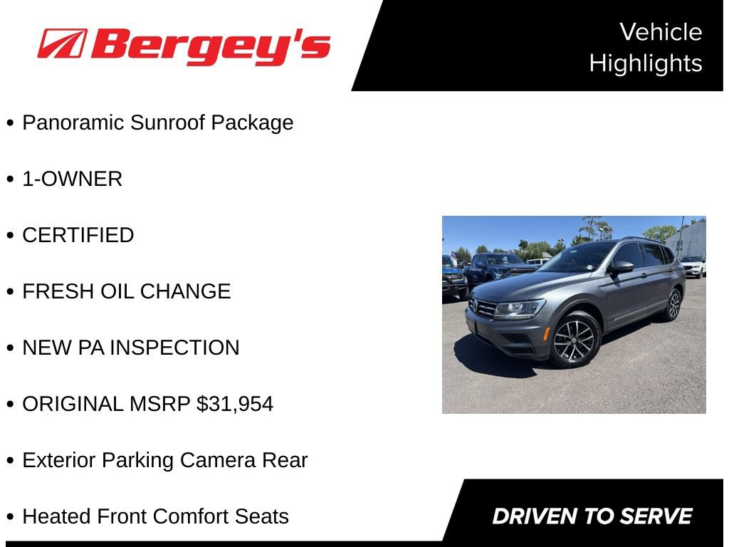 Used 2021 Volkswagen Tiguan SE w/ Panoramic Sunroof Package AWD/4WD image 5