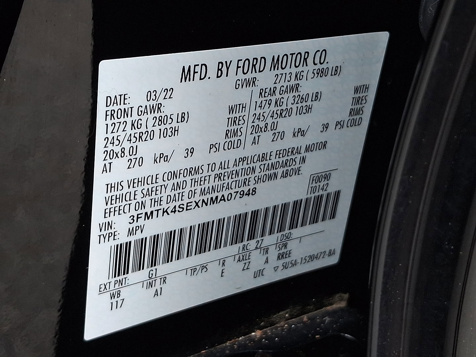 Certified 2022 Ford Mustang Mach-E GT image 27