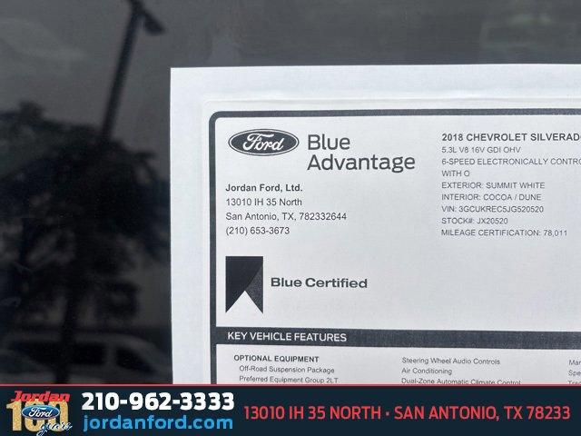 Used 2018 Chevrolet Silverado 1500 LT w/ Texas Edition image 10