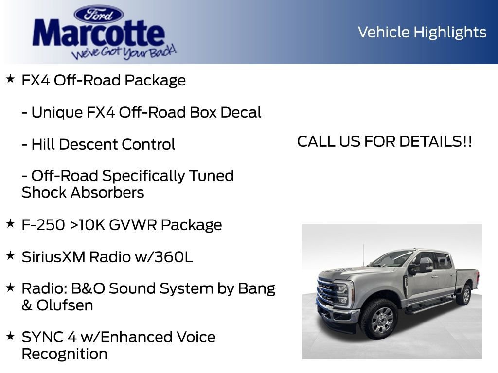 Certified 2024 Ford F250 Lariat w/ Chrome Package image 17