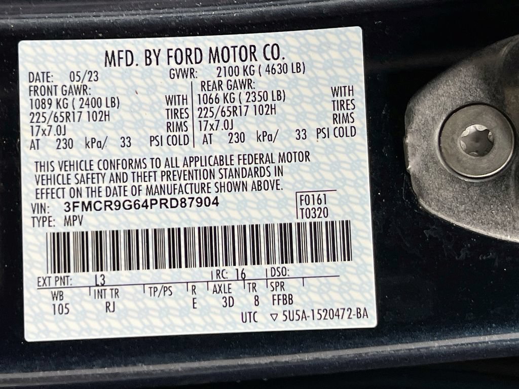 Certified 2023 Ford Bronco Sport Heritage w/ Heritage Convenience Package AWD/4WD image 32