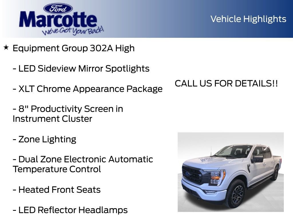 Certified 2023 Ford F150 XLT w/ Equipment Group 302A High image 15