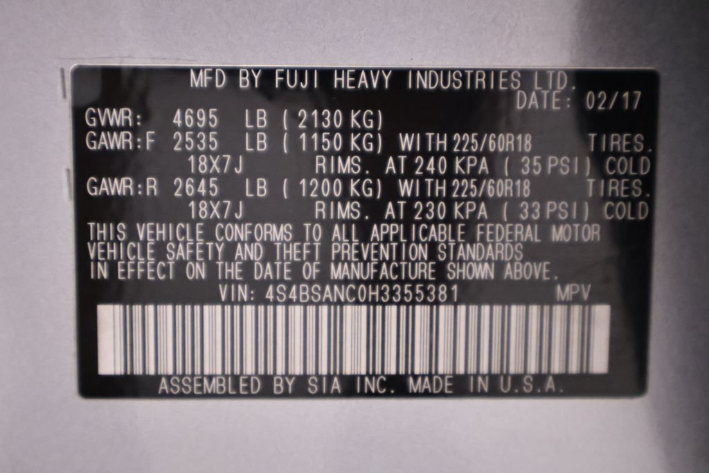 Used 2017 Subaru Outback 2.5i Limited AWD/4WD image 46