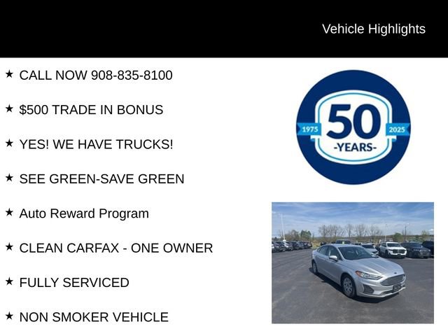 Certified 2019 Ford Fusion S FWD image 5