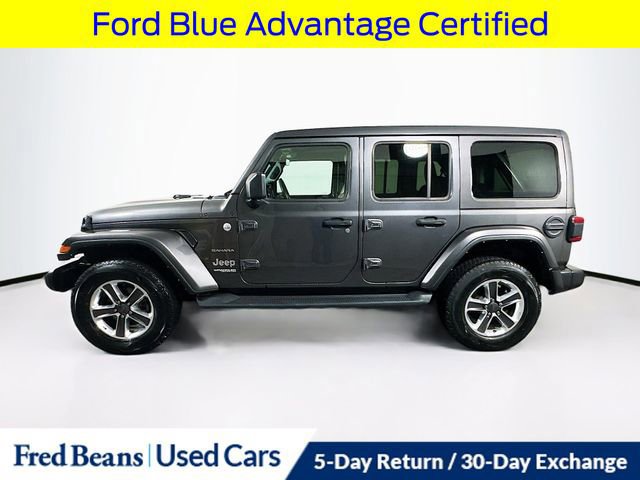 Used 2022 Jeep Wrangler Unlimited Sahara w/ LED Lighting Group video 2