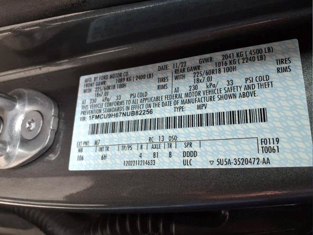 Certified 2022 Ford Escape SEL AWD/4WD image 35