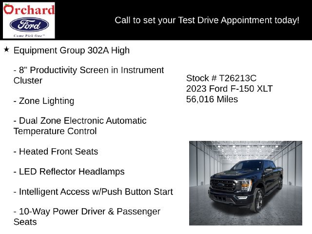 Certified 2023 Ford F150 XLT w/ Equipment Group 302A High AWD/4WD image 13