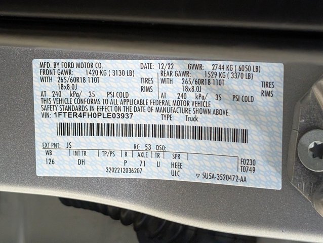 Certified 2023 Ford Ranger Lariat w/ Technology Package AWD/4WD image 25