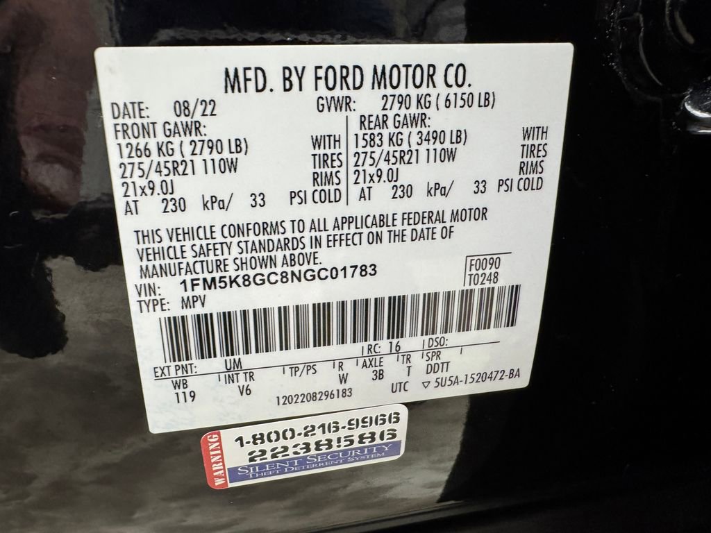 Certified 2022 Ford Explorer ST w/ ST Street Pack AWD/4WD image 35