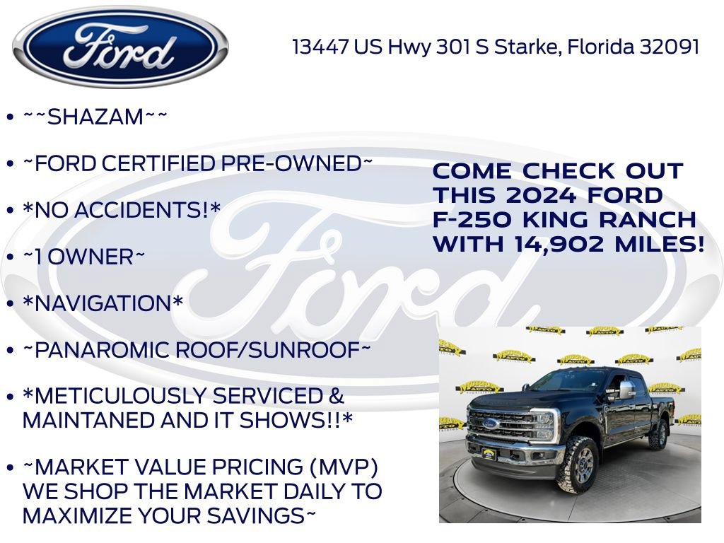 Certified 2024 Ford F250 King Ranch w/ Chrome Package AWD/4WD image 6