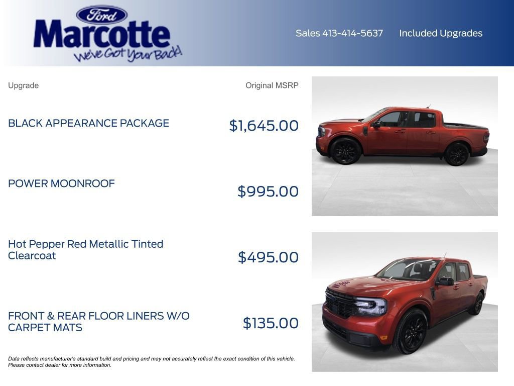 Certified 2024 Ford Maverick Lariat w/ Black Appearance Package image 4