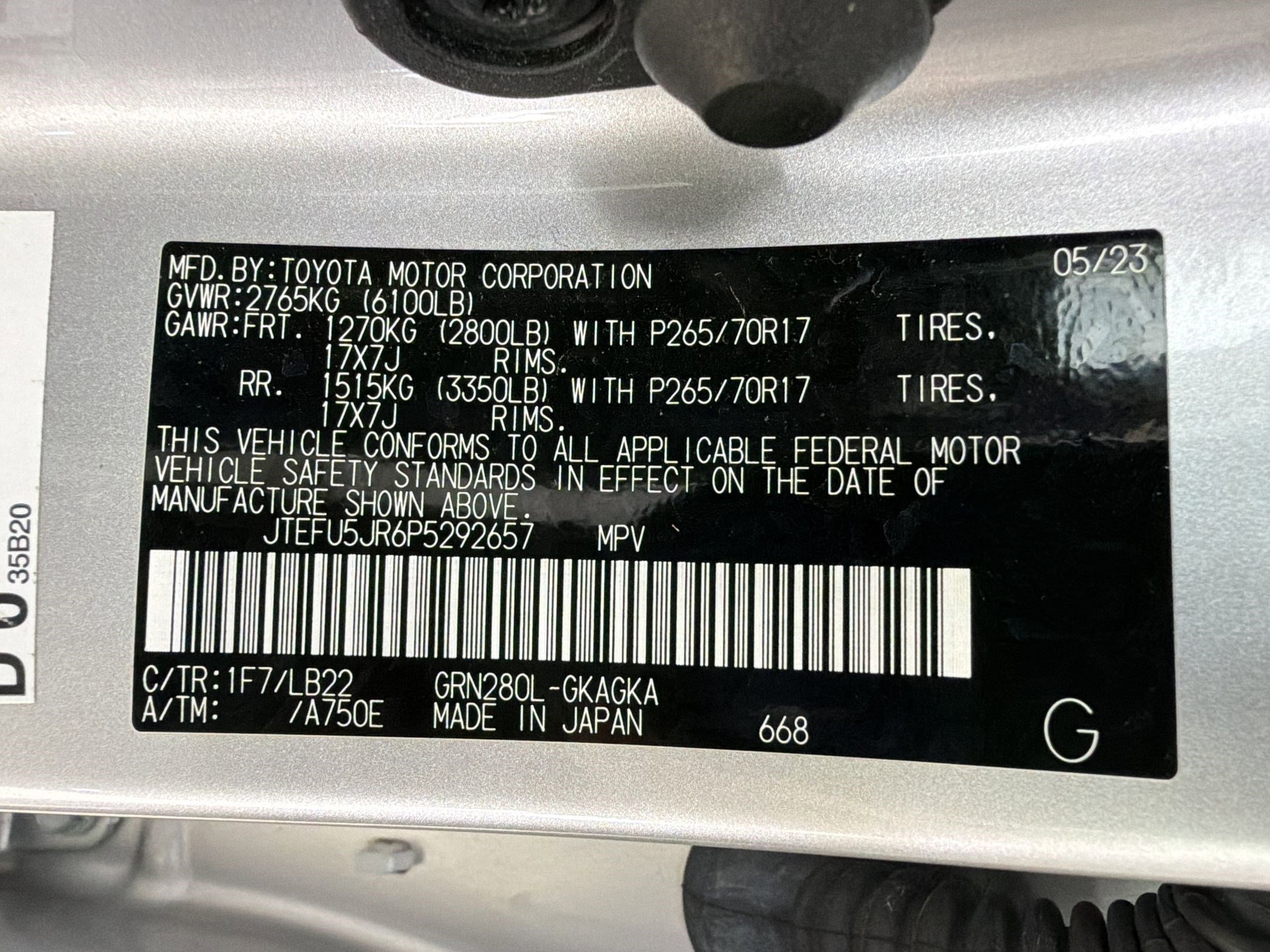 Used 2023 Toyota 4Runner SR5 Premium w/ Moonroof Package RWD image 21