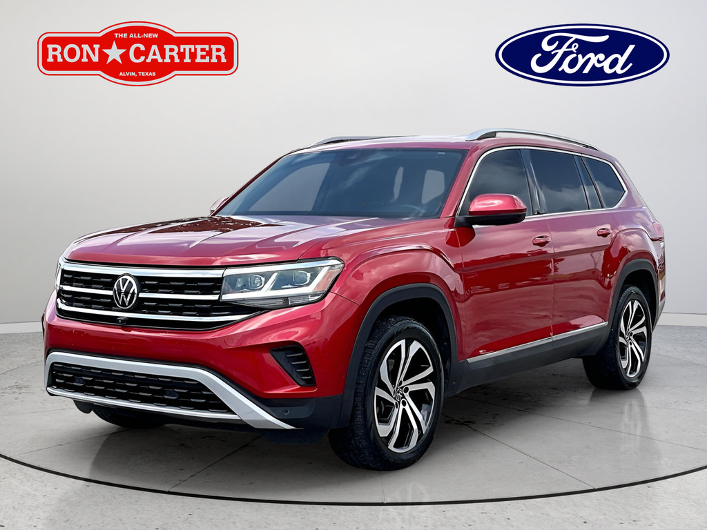Used 2021 Volkswagen Atlas SEL Premium AWD/4WD image 3