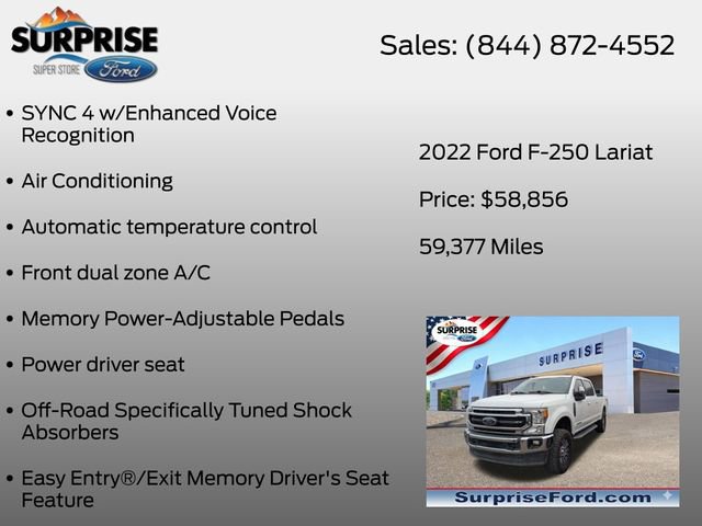 Certified 2022 Ford F250 Lariat w/ Lariat Value Package AWD/4WD image 16