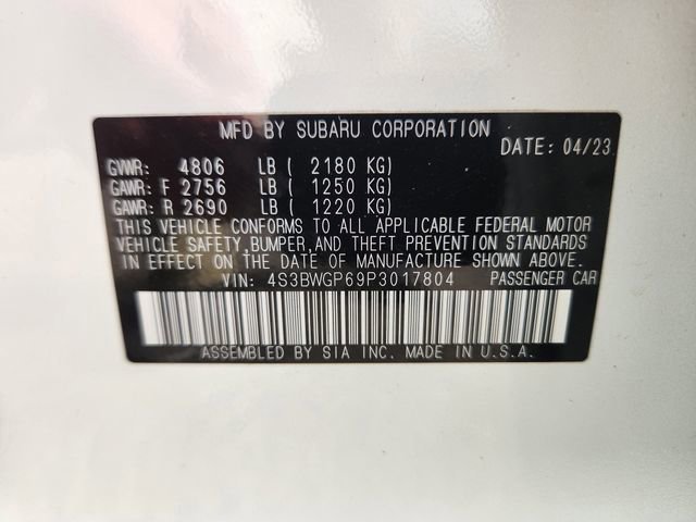 Used 2023 Subaru Legacy Touring XT w/ Tech Package 2 image 27