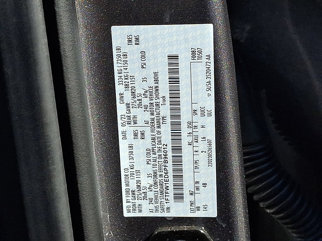 Certified 2023 Ford F150 XLT w/ Equipment Group 302A High AWD/4WD image 31