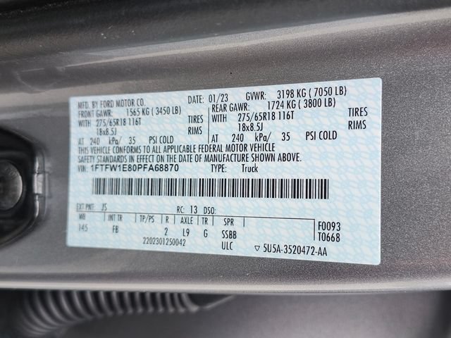 Certified 2023 Ford F150 XLT w/ Equipment Group 302A High AWD/4WD image 33