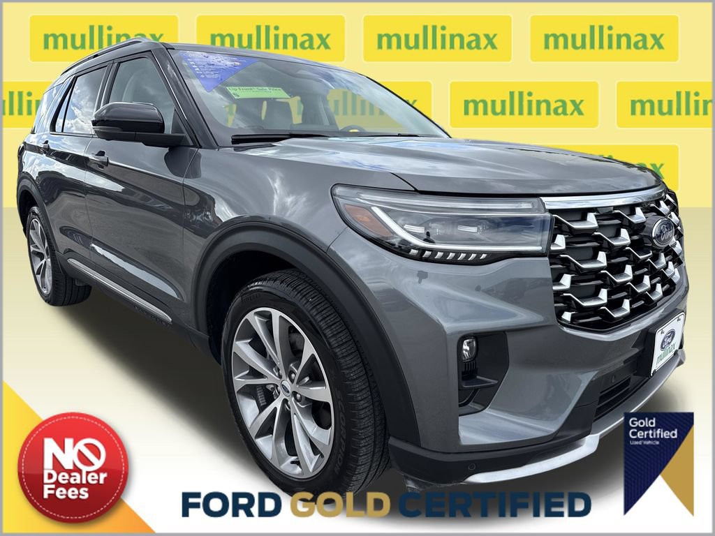 Certified 2025 Ford Explorer Platinum w/ Ultimate Package