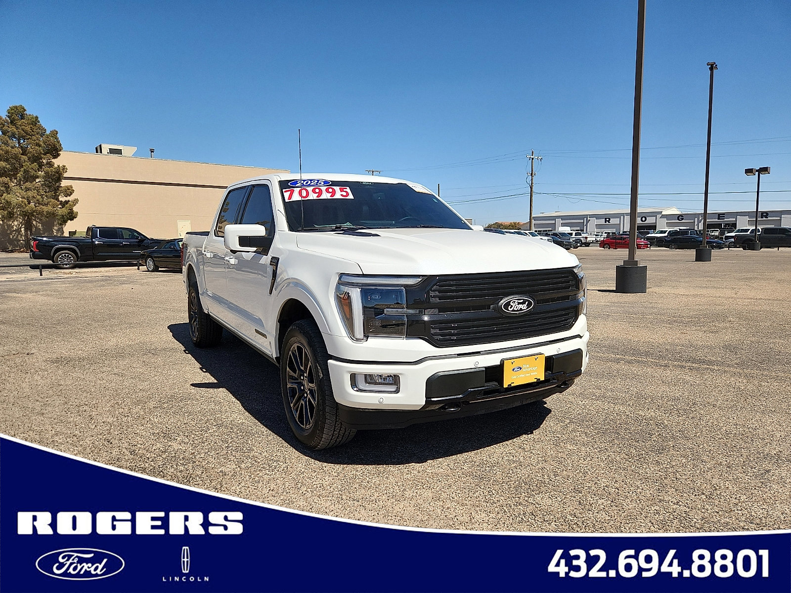 Certified 2025 Ford F150 Platinum w/ Equipment Group 702A High image 6