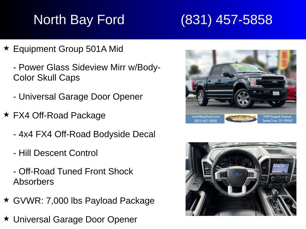 Certified 2019 Ford F150 Lariat AWD/4WD image 12