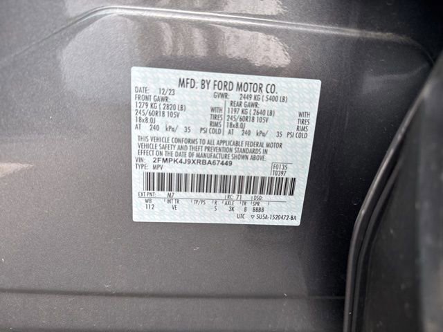 Certified 2024 Ford Edge SEL image 8