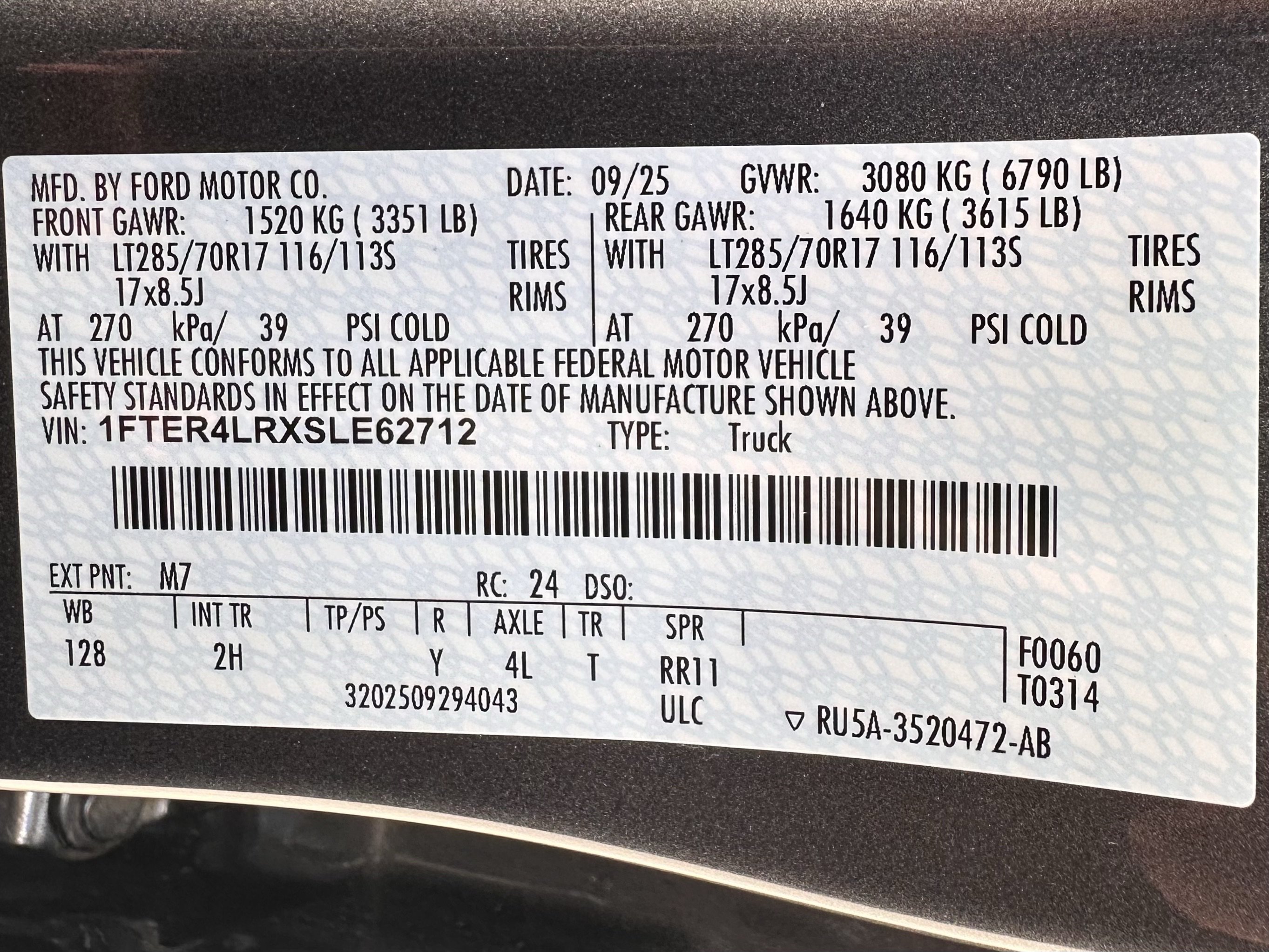 Certified 2025 Ford Ranger Raptor AWD/4WD image 31