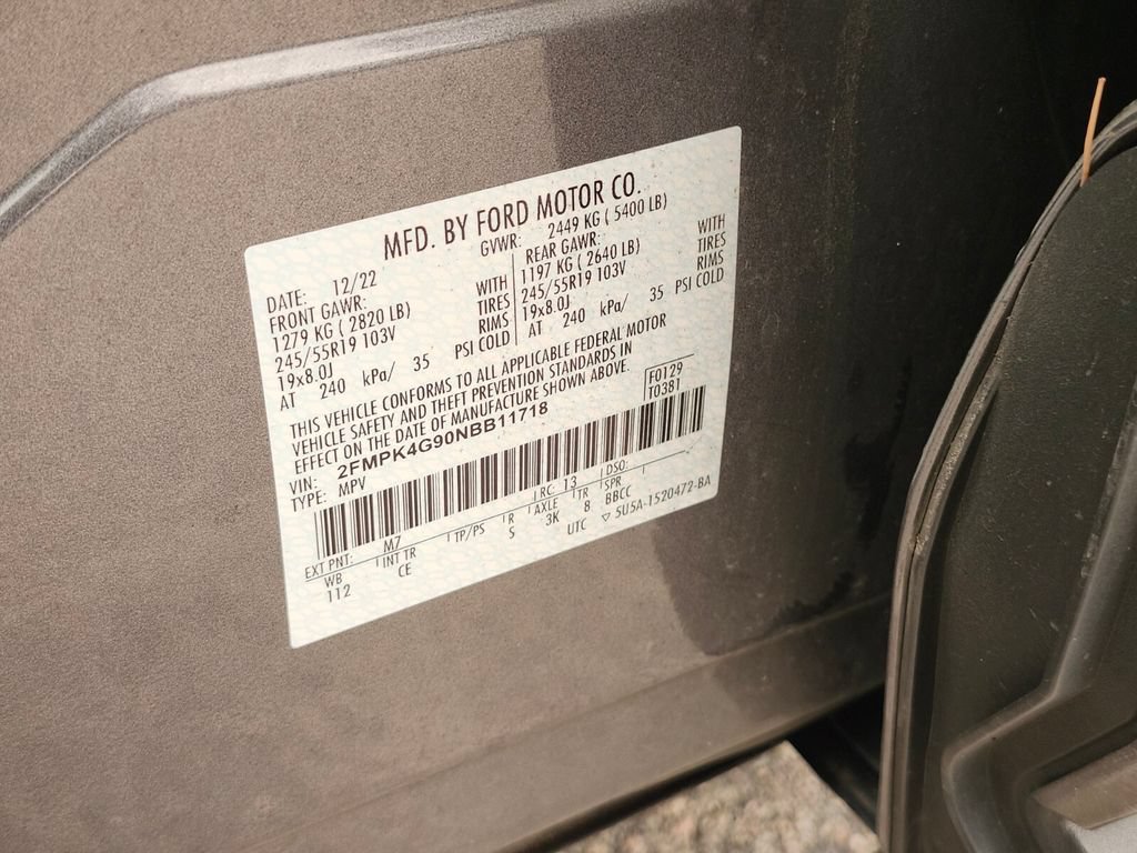 Certified 2022 Ford Edge SE w/ Black Appearance Package AWD/4WD image 34