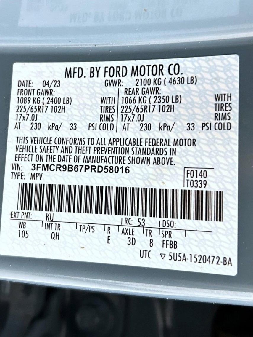 Certified 2023 Ford Bronco Sport Big Bend w/ Convenience Package AWD/4WD image 25