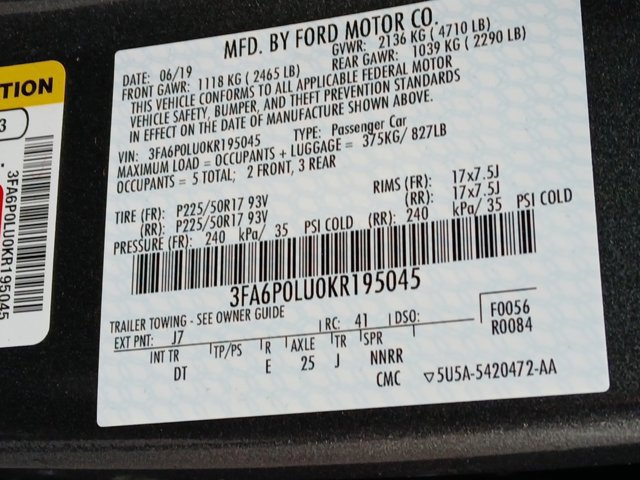 Certified 2019 Ford Fusion SE image 21
