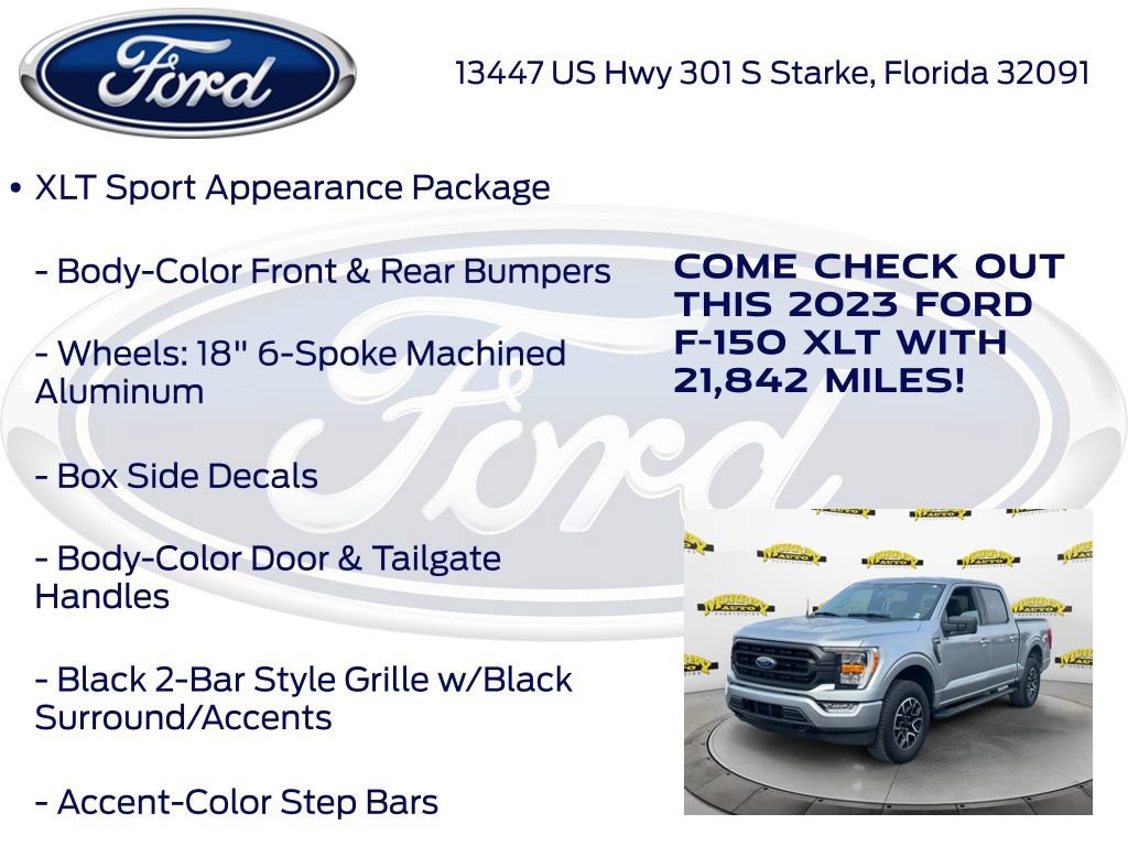 Certified 2023 Ford F150 XLT w/ Equipment Group 302A High AWD/4WD image 32