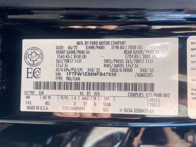 Certified 2022 Ford F150 XLT AWD/4WD image 17