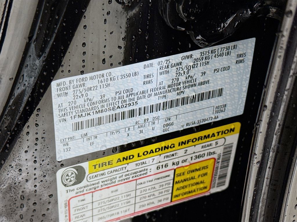 Certified 2025 Ford Expedition Max Platinum w/ Driver's Package image 35