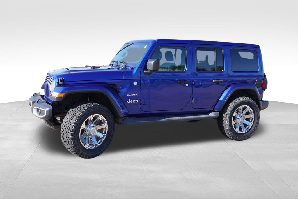 Used 2019 Jeep Wrangler Unlimited Sahara w/ Uconnect 4C Nav & Sound Group AWD/4WD image 10