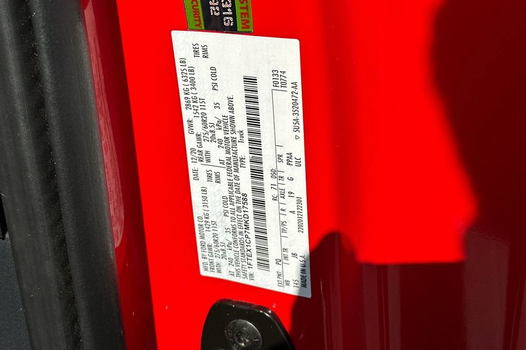 Certified 2021 Ford F150 XL w/ Equipment Group 101A High RWD image 26