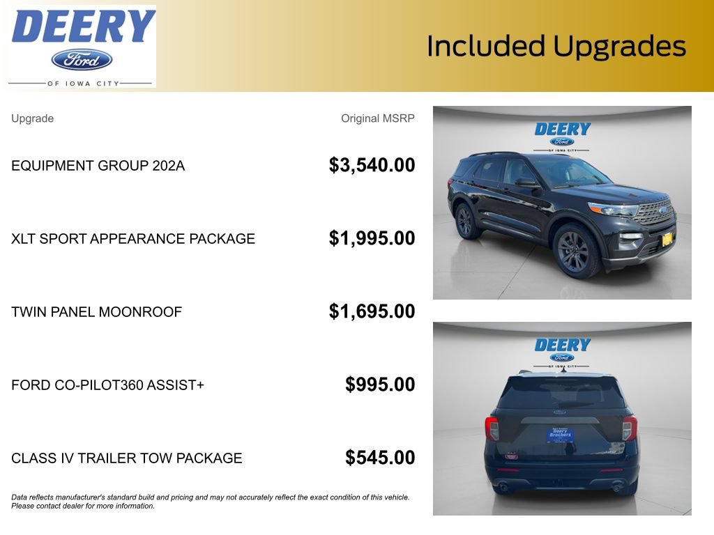 Certified 2024 Ford Explorer XLT w/ Equipment Group 202A AWD/4WD image 11