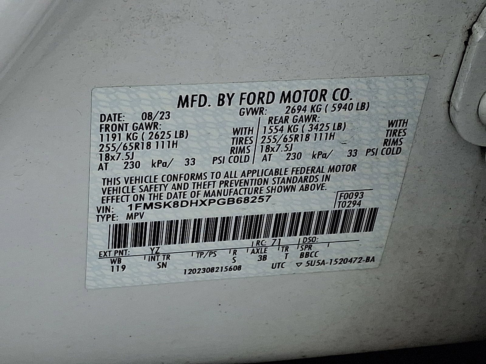 Certified 2023 Ford Explorer XLT w/ Equipment Group 202A image 26