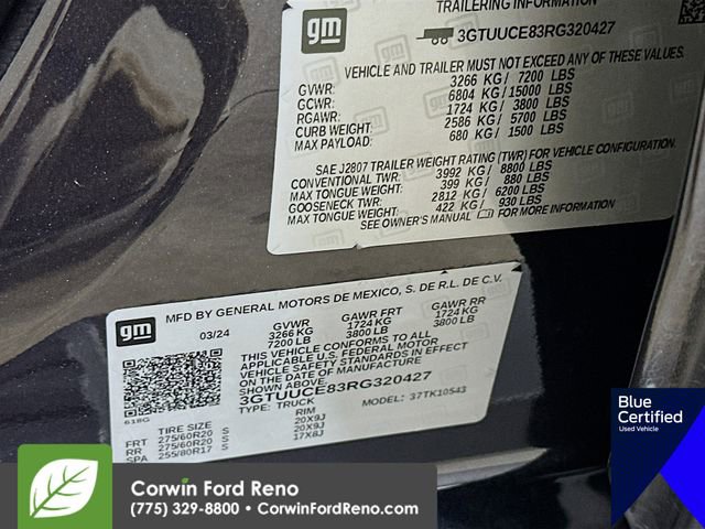 Used 2024 GMC Sierra 1500 Elevation w/ Elevation Premium Package image 37