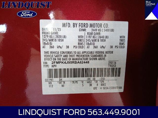 Certified 2024 Ford Edge SEL w/ Sport Appearance Package AWD/4WD image 21