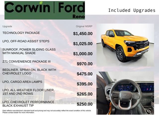 Used 2026 Chevrolet Colorado Z71 w/ Technology Package image 10