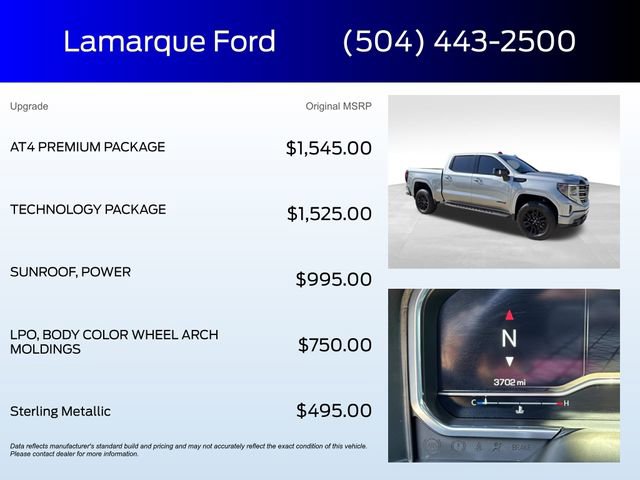 Used 2025 GMC Sierra 1500 AT4 w/ AT4 Premium Package image 2