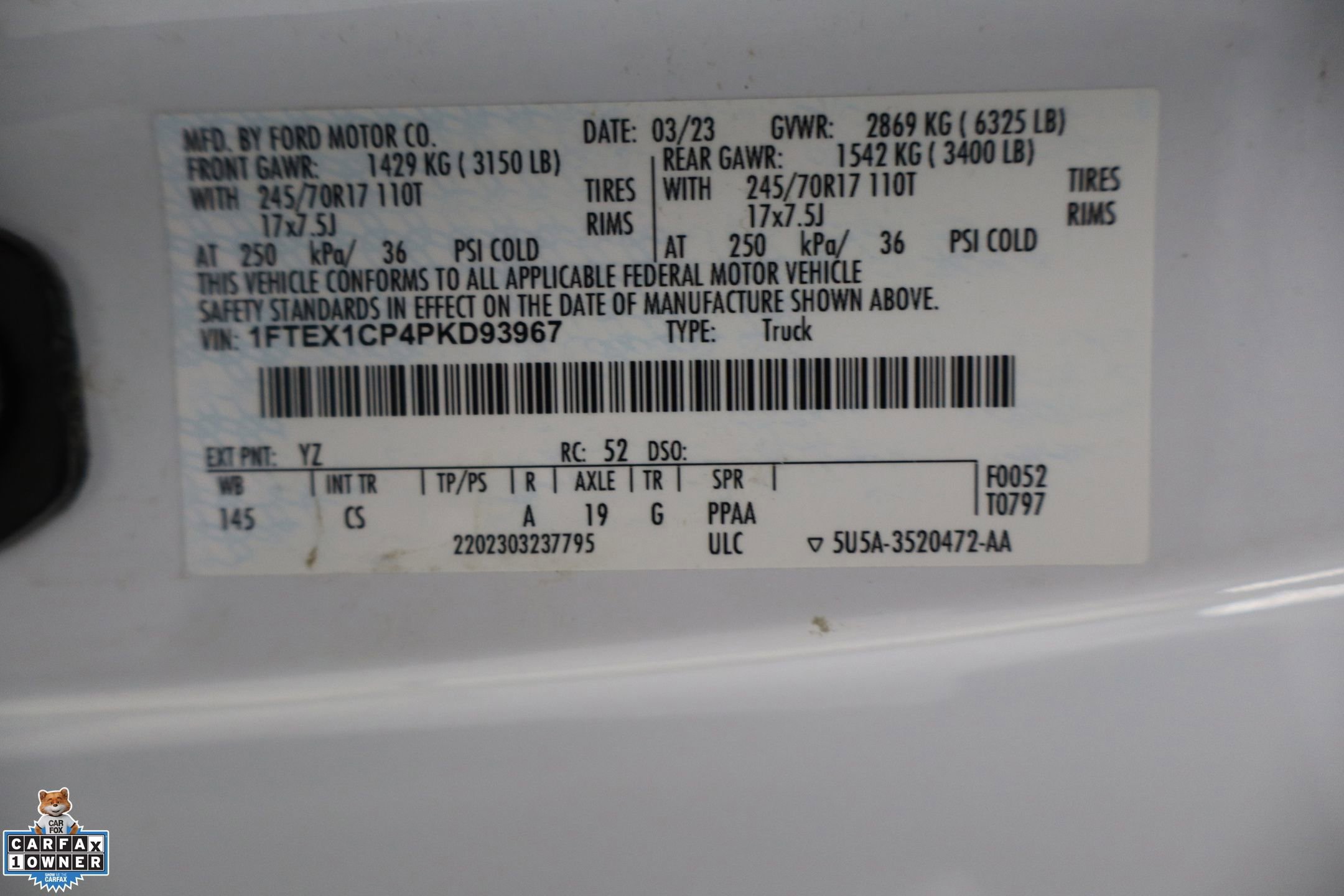 Certified 2023 Ford F150 XL w/ XL Chrome Appearance Package image 31