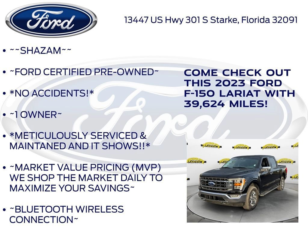 Certified 2023 Ford F150 Lariat w/ Trailer Tow Package image 10