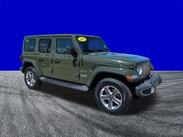 Used 2022 Jeep Wrangler Unlimited Sahara w/ Safety Group image 2